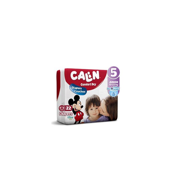 couche calin Confort Dry Taille 5 junior (13 à 22 KG) 22 ps supermarché  épicerie en ligne Maroc ,Tanger