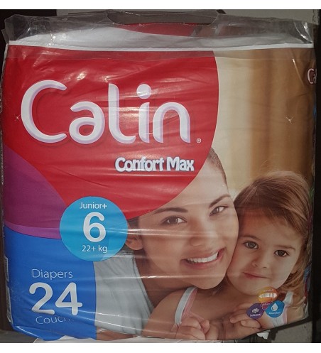 couche calin Taille 6 confort max (22KG) 24 couches