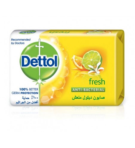 Savon Dettol anti-bacterial fresh