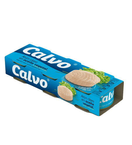 Thon Calvo à l’huile Végétale Pack 3x80gr