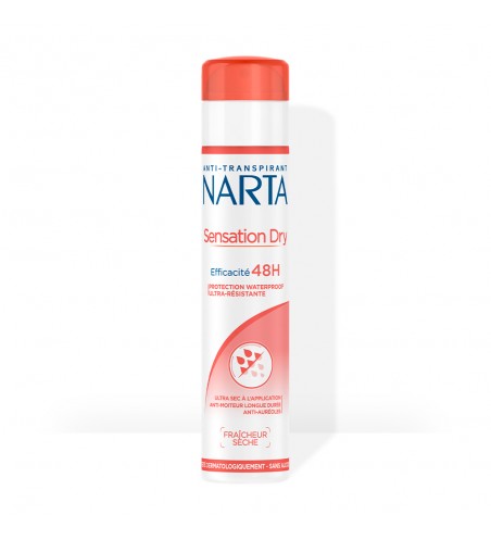 NARTA Déodorant sensation dry Spray Sans alcool 200 ml