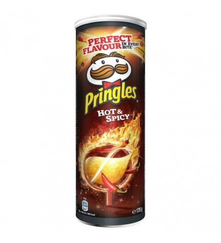 Chips Pringles épicé chaud 165gr
