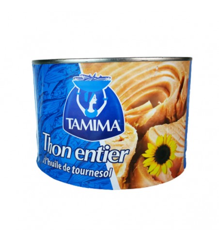 Thon entier Tamima a l'huile  1.7 kg