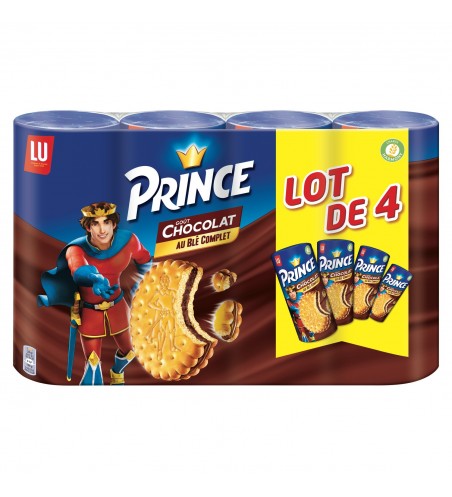 Prince Chocolat au Blé Complet (300grX4)