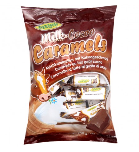 Bonbon Milk cocoa caramels woogie 250 gr