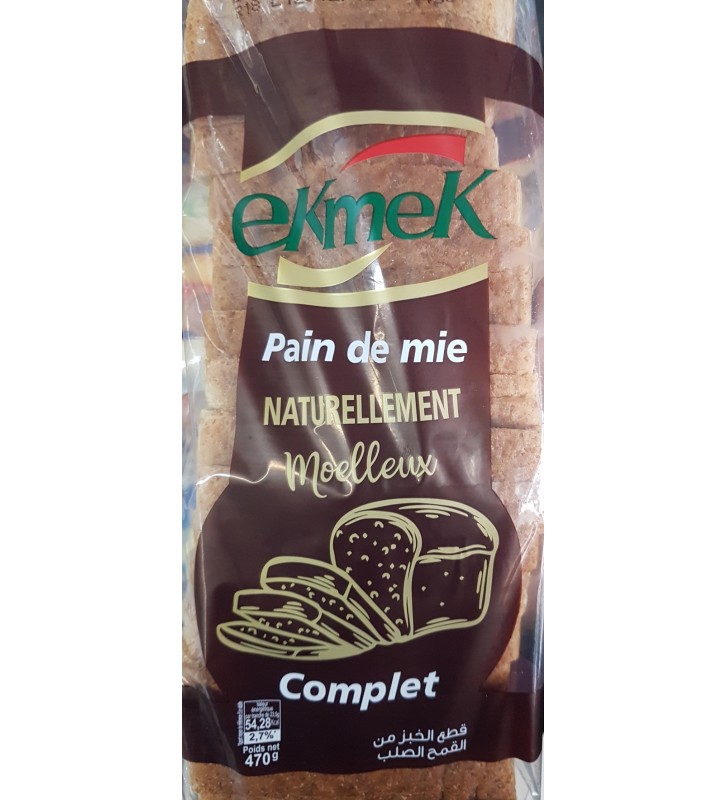 pain de mie ekmek 470gr. supermarché épicerie en ligne Maroc ,Tanger