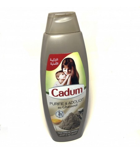 Cadum shampooing et démeleur 2 en 1 au Ghassoul 650 ml