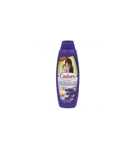 Cadum shampooing et démeleur 2 en 1 Antipelliculaire à l'huile de Lavande  650 ml