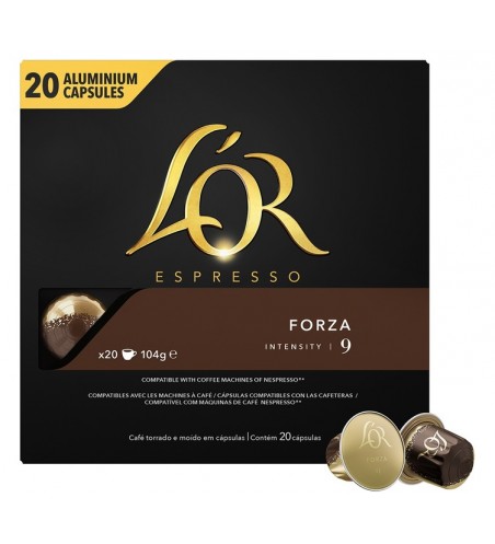 L’Or Espresso Forza x20 Capsules,compat. Nespresso N9