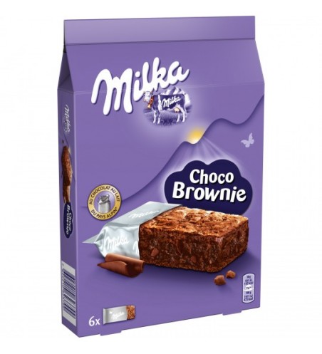 MILKA Choco Brownie 6 Gâteaux -180 gr