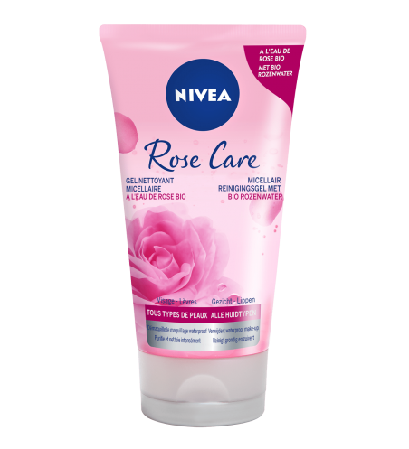 Nivea Rose Care Gel nettoyant douceur visage  150ml