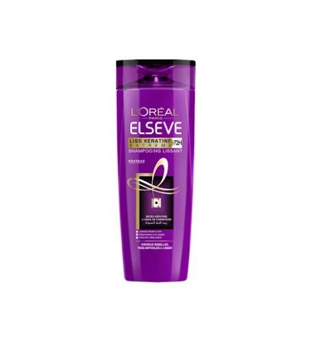 L’ORÉAL Elseve liss kératine 72 shampoing huile de cumin noir lissage souple  200 ML