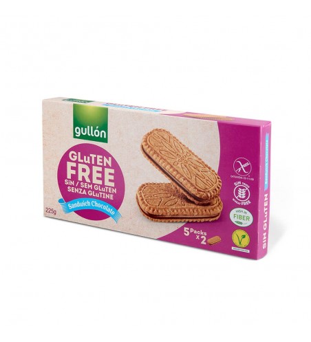 Gullon Biscuits Sandwich Chocolat Sans Gluten 5x2