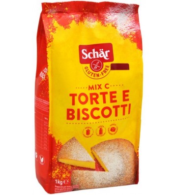 Schär Mix C - Farine Pour Gâteaux Et Biscuits Sans Gluten 1 Kg