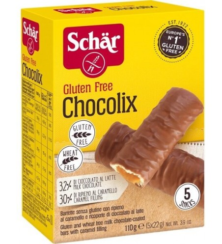 ﻿Schär chocolix Sans Gluten 110g
