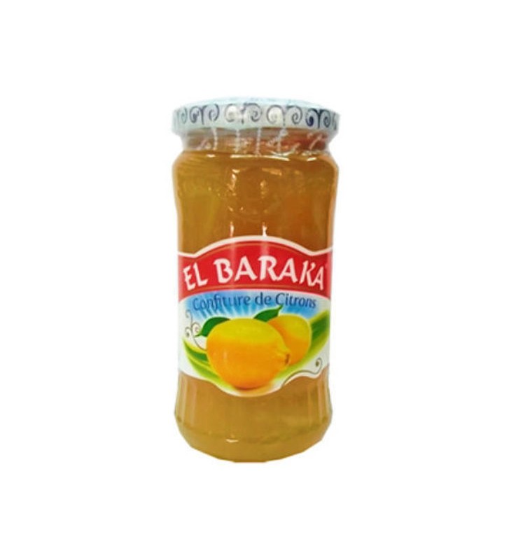 Confiture EL BARAKA de Citron 430gr supermarché épicerie en ligne Maroc  ,Tanger