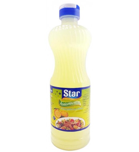 Assaisonnement aromatisé aromatisé au Citron STAR 50cl